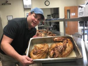 Cooking the Turkeys!